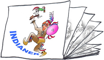 Bilderstapel Indianer W